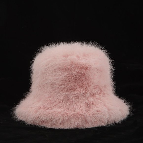 OVERSIZED FLUFFY FAUX FUR BUCKET HAT - Picture 5 of 7